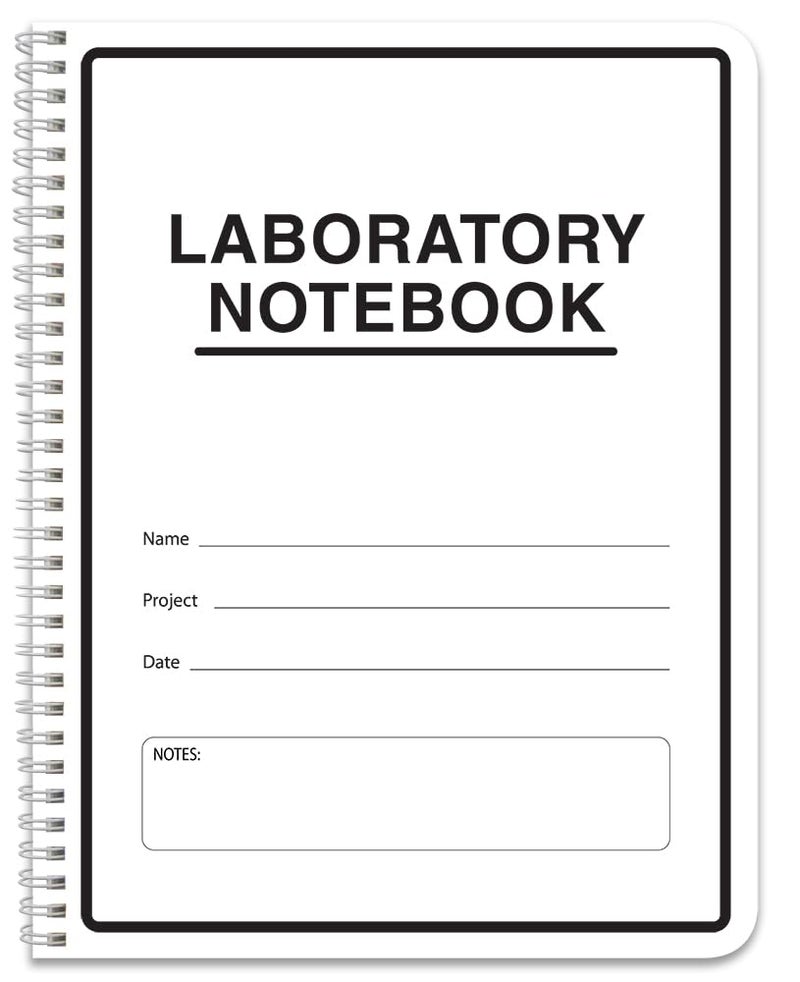 BookFactory Carbonless Lab Notebook (Scientific Grid Format) - Contains Carbon Copies 8.5'' x 11'', 75 Sets of Pages, 150 Sheets Total - Duplicator [Wire-O Bound] (Made in USA) - Image 1